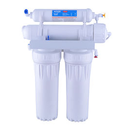 50GPD 4 Tahap RO Unit Reverse Osmosis Filter Air Untuk Penggunaan Di Rumah Dan Akuarium