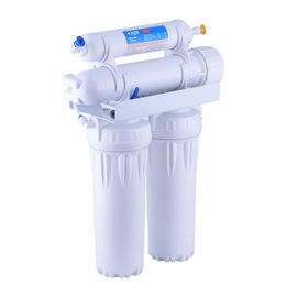 50GPD 4 Tahap RO Unit Reverse Osmosis Filter Air Untuk Penggunaan Di Rumah Dan Akuarium